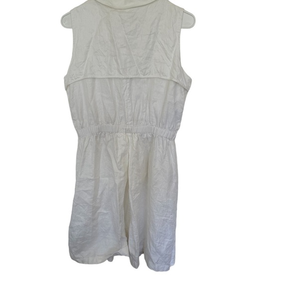Armani Collezioni White Linen Sleeveless Dress – Size 8 - Picture 13 of 13